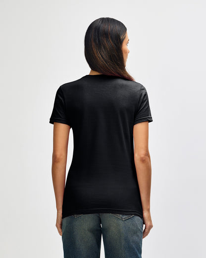 Gildan Softstyle Ladies' T-Shirt - Black