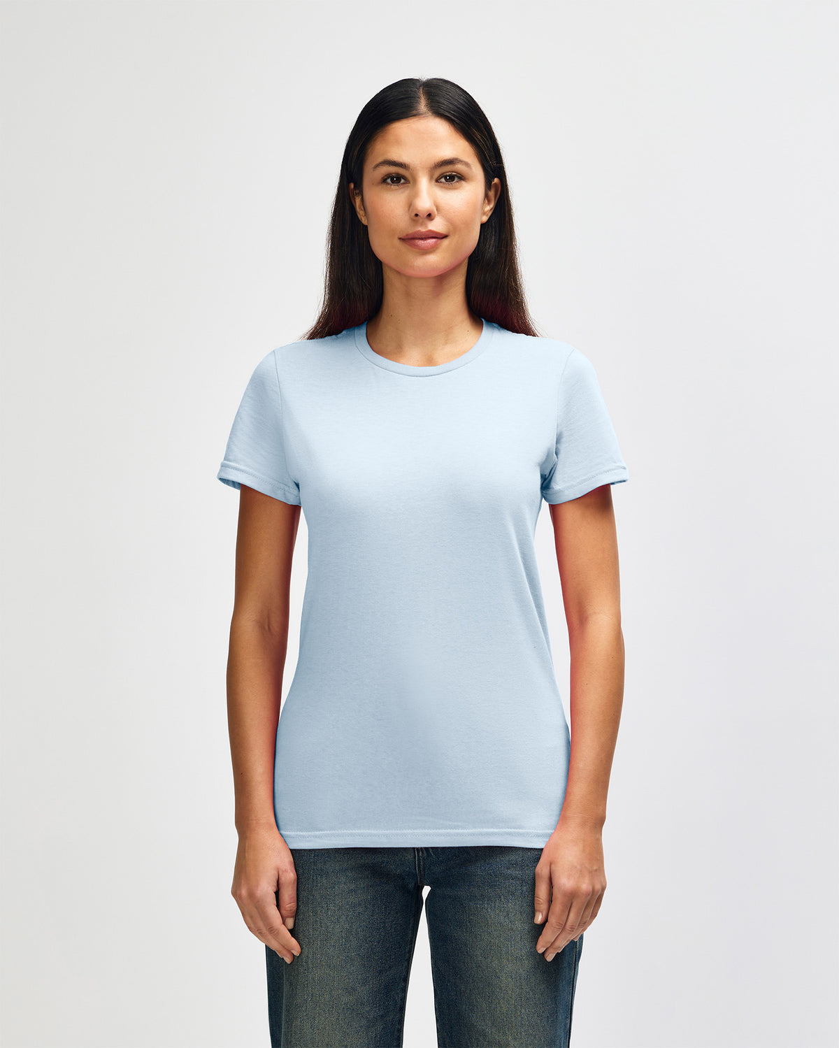 Gildan Softstyle Ladies' T-Shirt - Light Blue