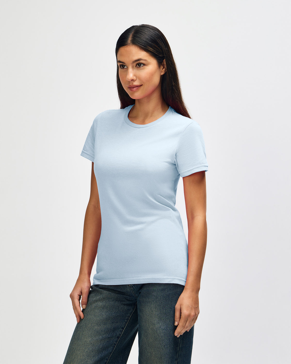 Gildan Softstyle Ladies' T-Shirt - Light Blue