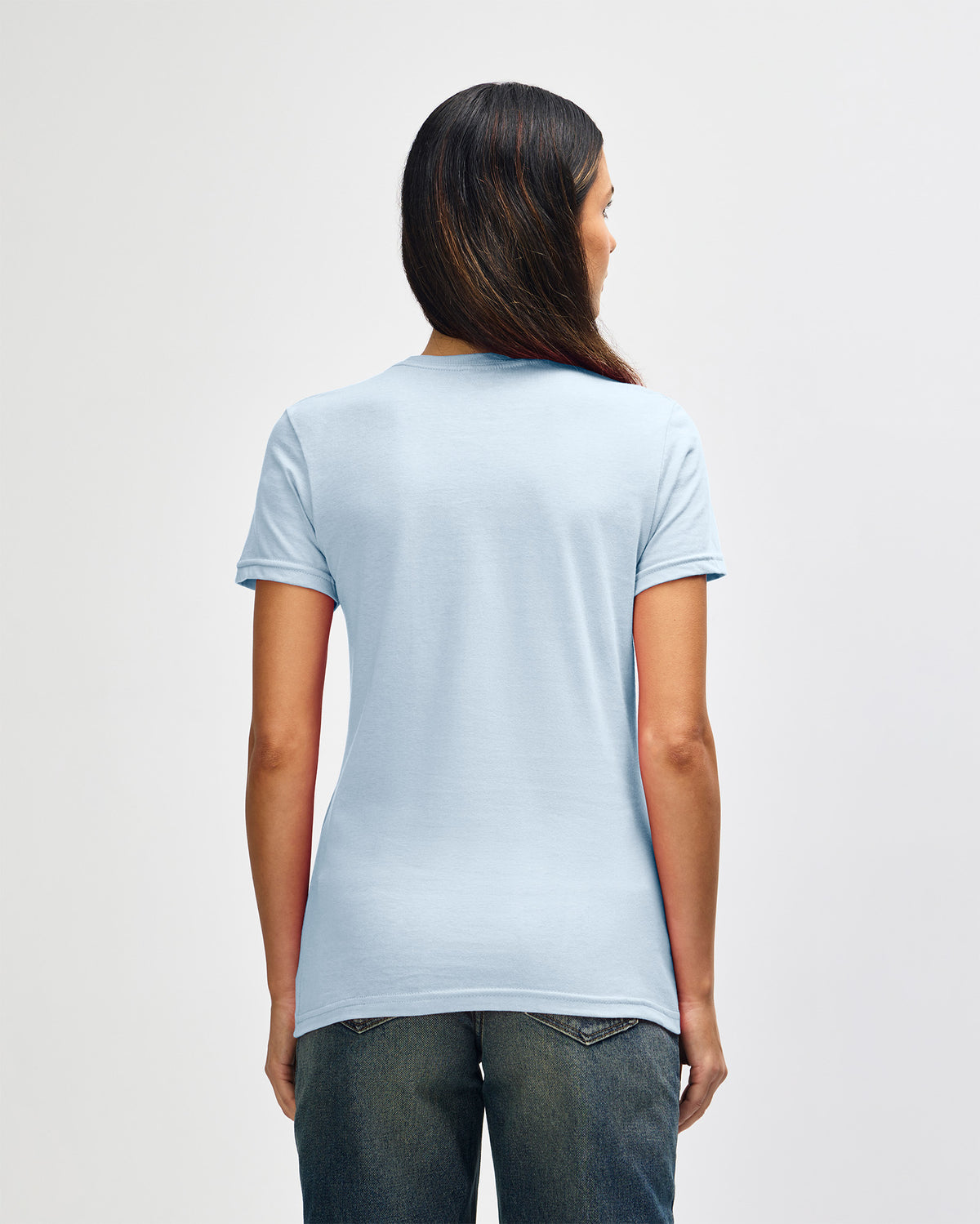 Gildan Softstyle Ladies' T-Shirt - Light Blue