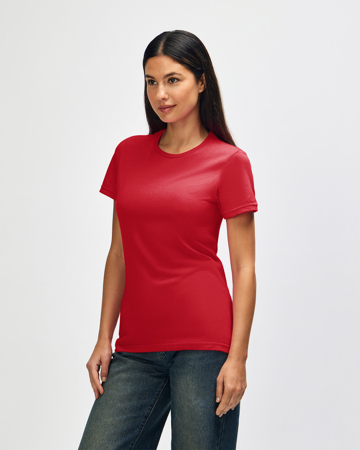 Gildan Softstyle Ladies' T-Shirt - Red
