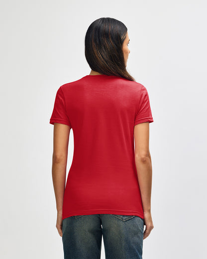 Gildan Softstyle Ladies' T-Shirt - Red