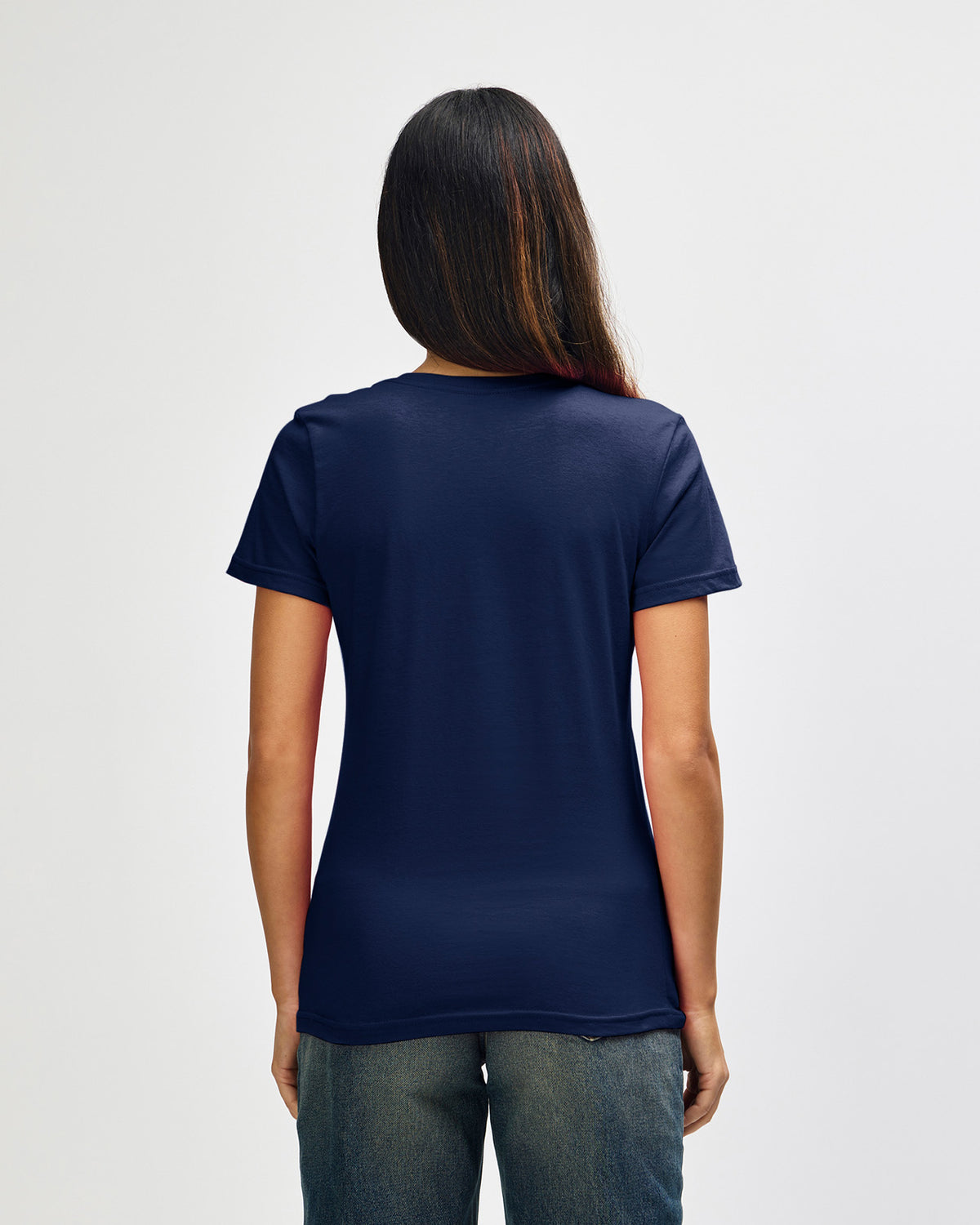 Gildan Softstyle Ladies' V-Neck T-Shirt - Navy