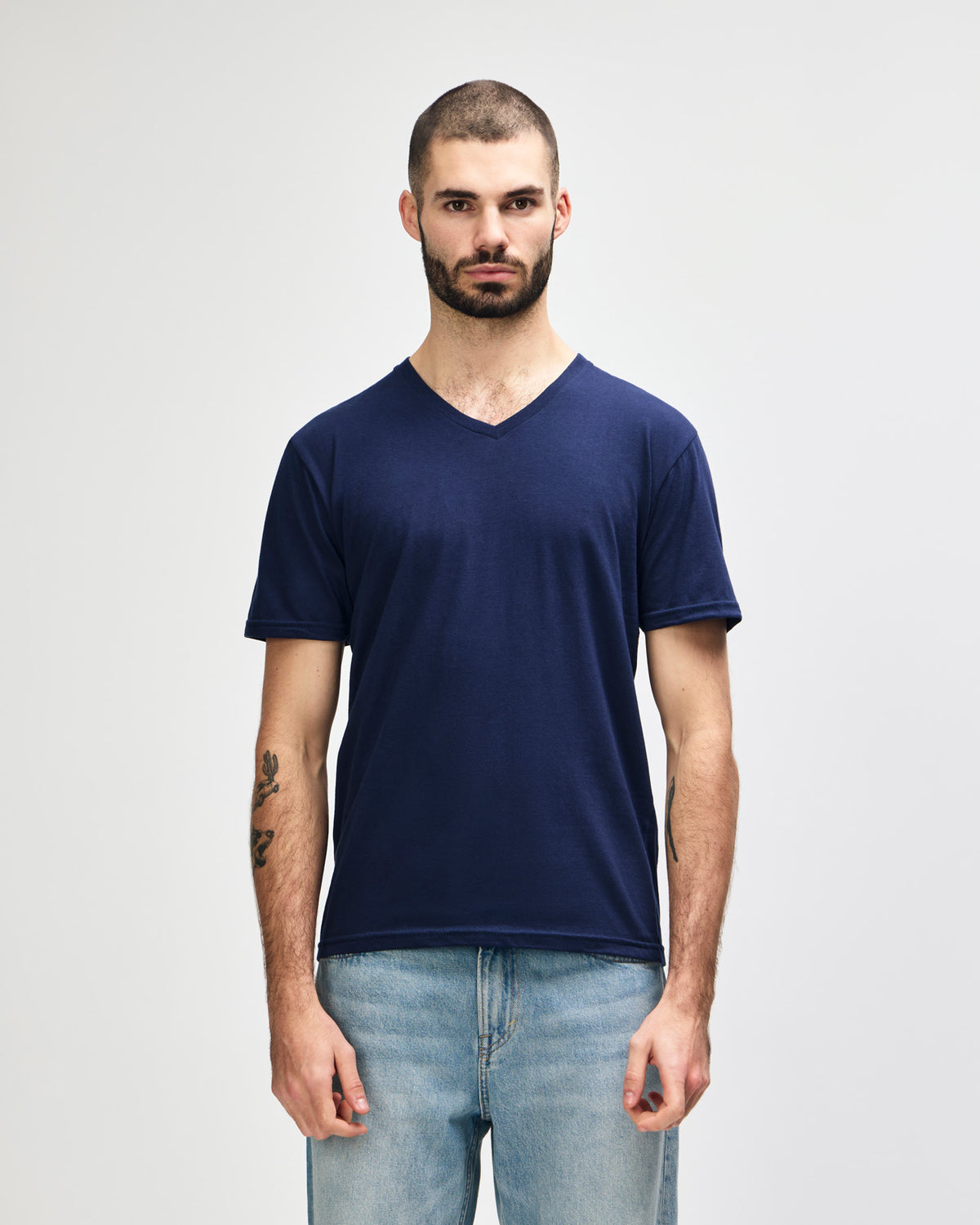 Gildan Softstyle Adult V-Neck T-Shirt - Navy