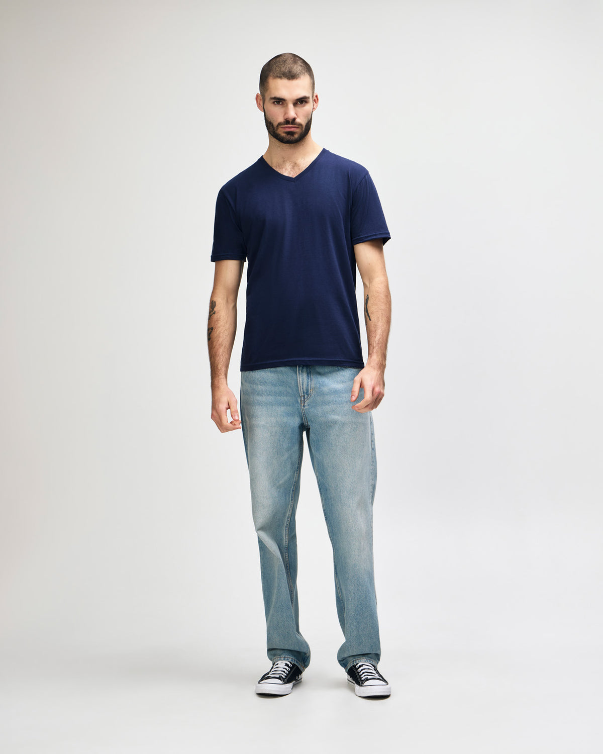 Gildan Softstyle Adult V-Neck T-Shirt - Navy