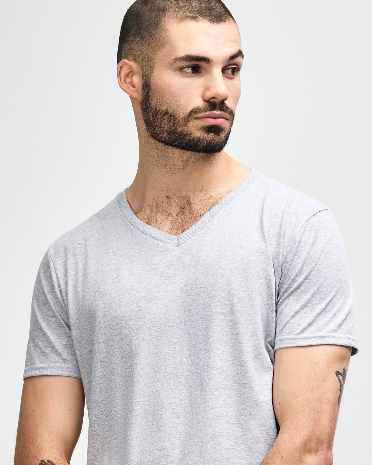 Gildan Softstyle Adult V-Neck T-Shirt - Sport Grey