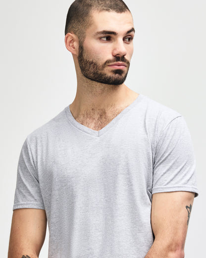 Gildan Softstyle Adult V-Neck T-Shirt - Sport Grey