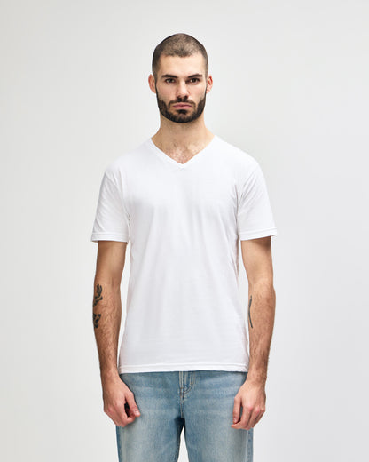 Gildan Softstyle Adult V-Neck T-Shirt - White