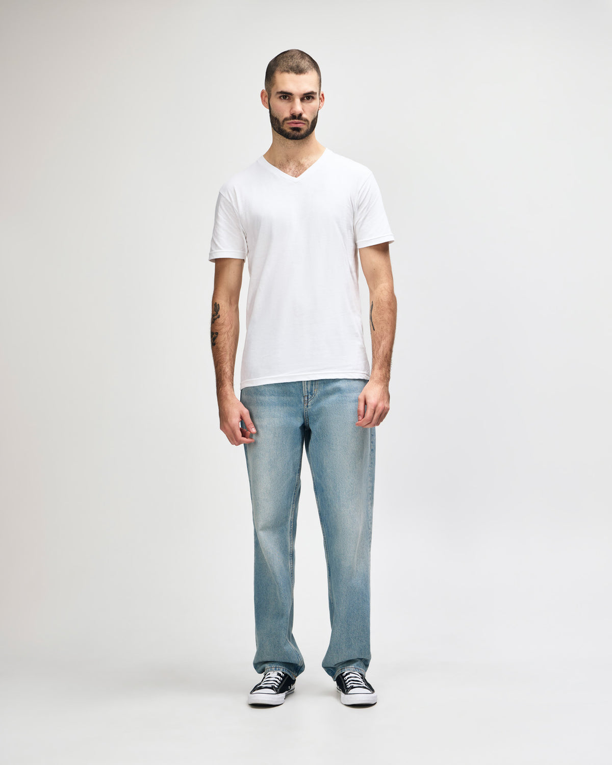 Gildan Softstyle Adult V-Neck T-Shirt - White