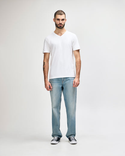 Gildan Softstyle Adult V-Neck T-Shirt - White