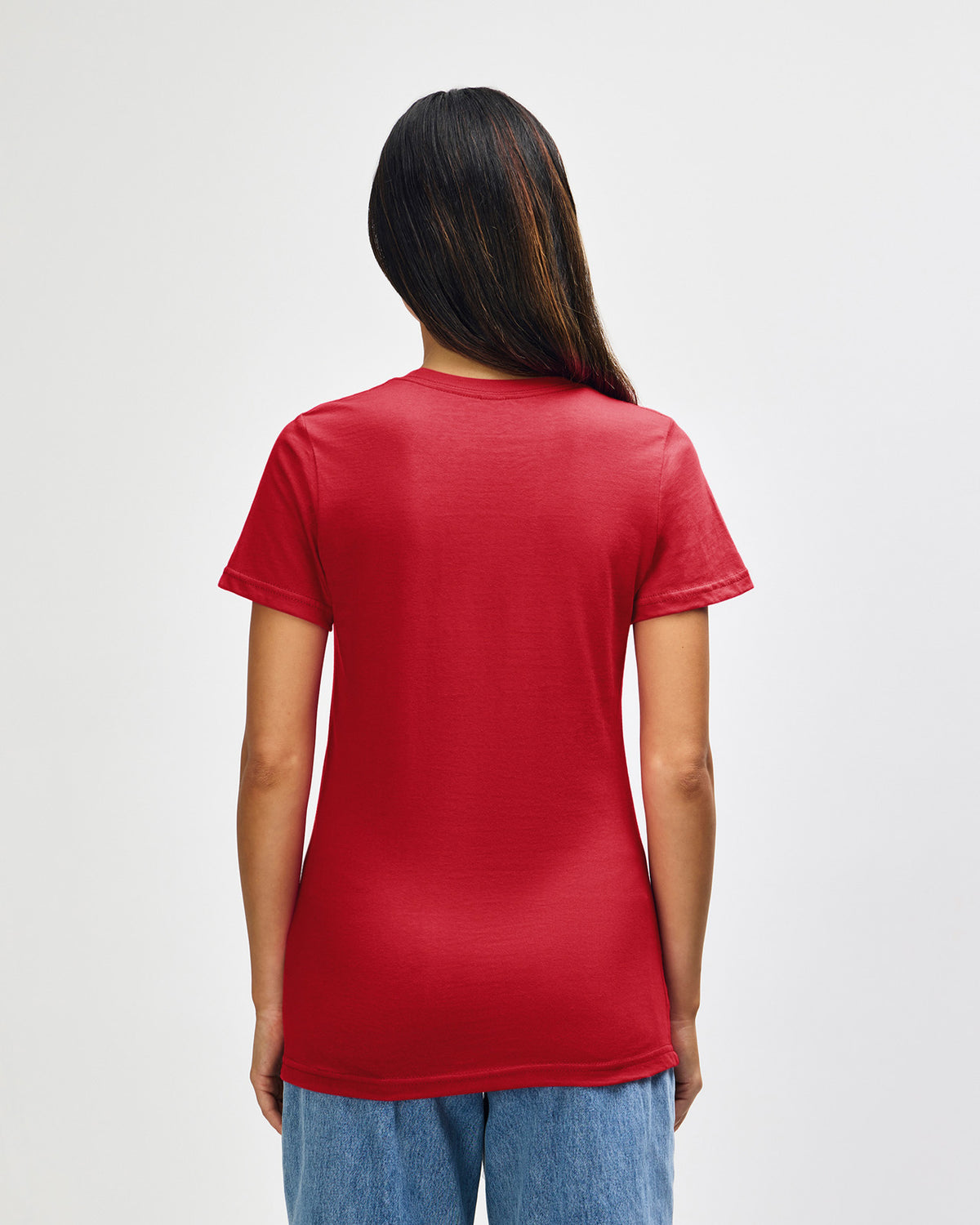 Gildan Softstyle Ladies Midweight T-Shirt - Red