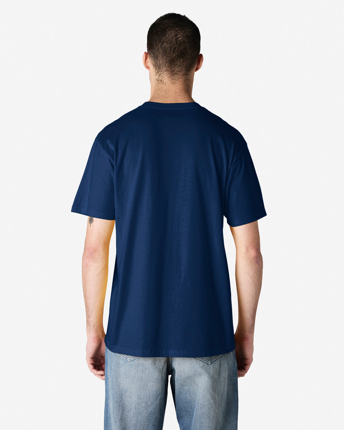 Gildan Softstyle Adult Midweight No Label T-Shirt - Navy