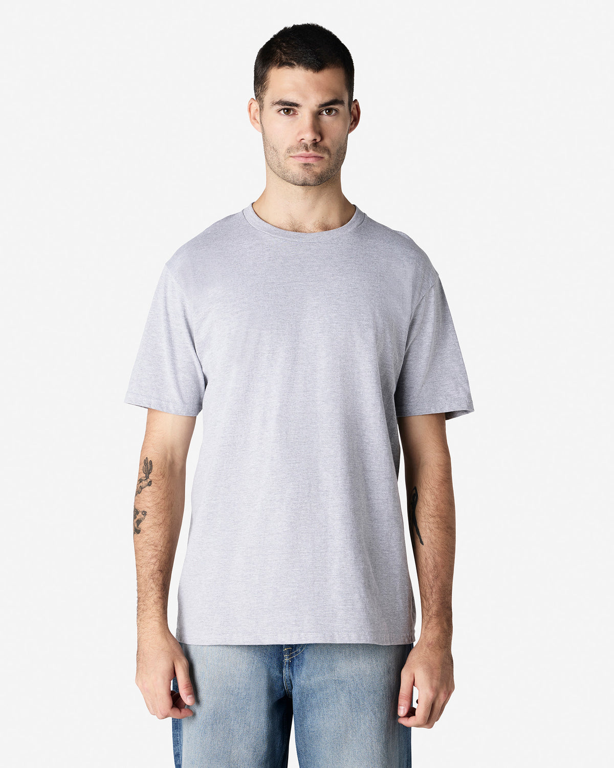 Gildan Softstyle Adult Midweight No Label T-Shirt - Sport Grey