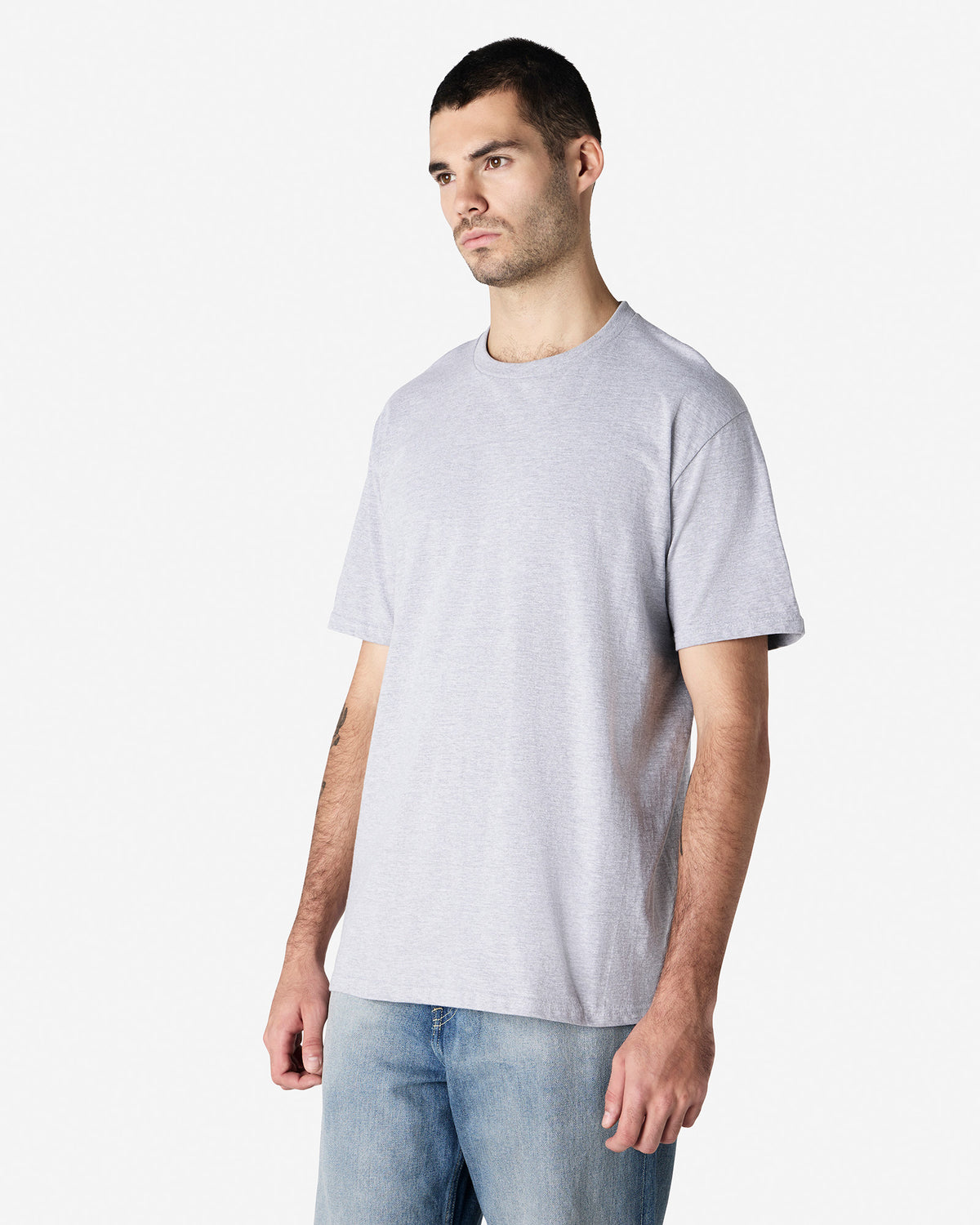 Gildan Softstyle Adult Midweight No Label T-Shirt - Sport Grey
