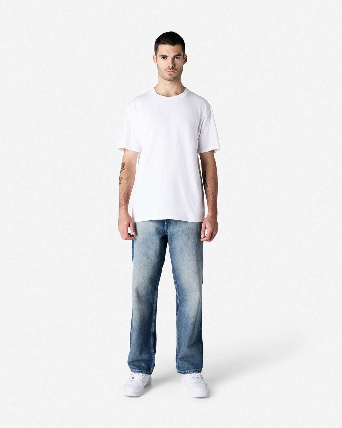 Gildan Softstyle Adult Midweight No Label T-Shirt - White