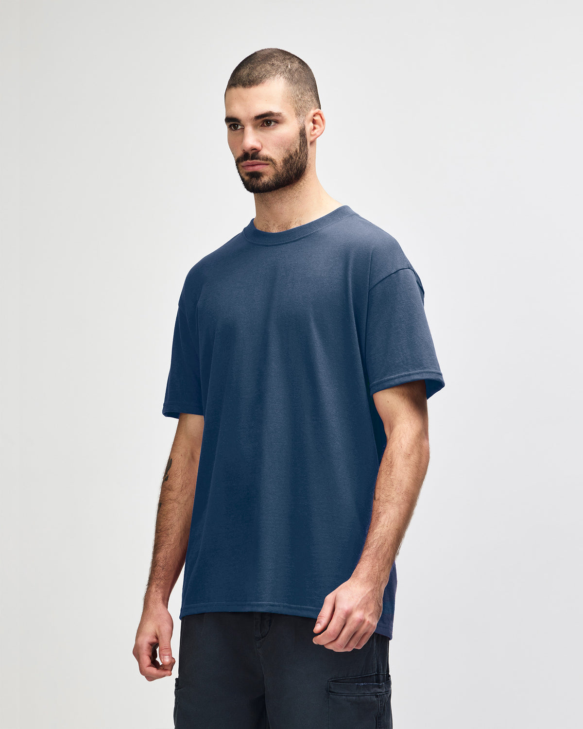 Gildan Hammer Maxweight Adult T-Shirt - Blue Dusk