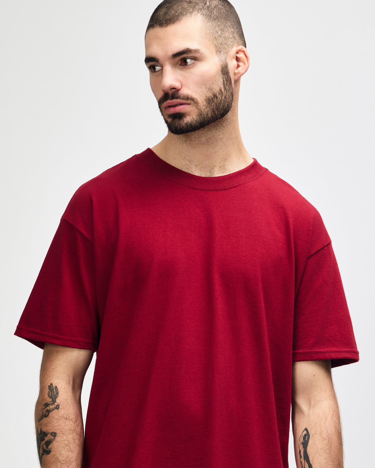 Gildan Hammer Maxweight Adult T-Shirt - Cherry Red
