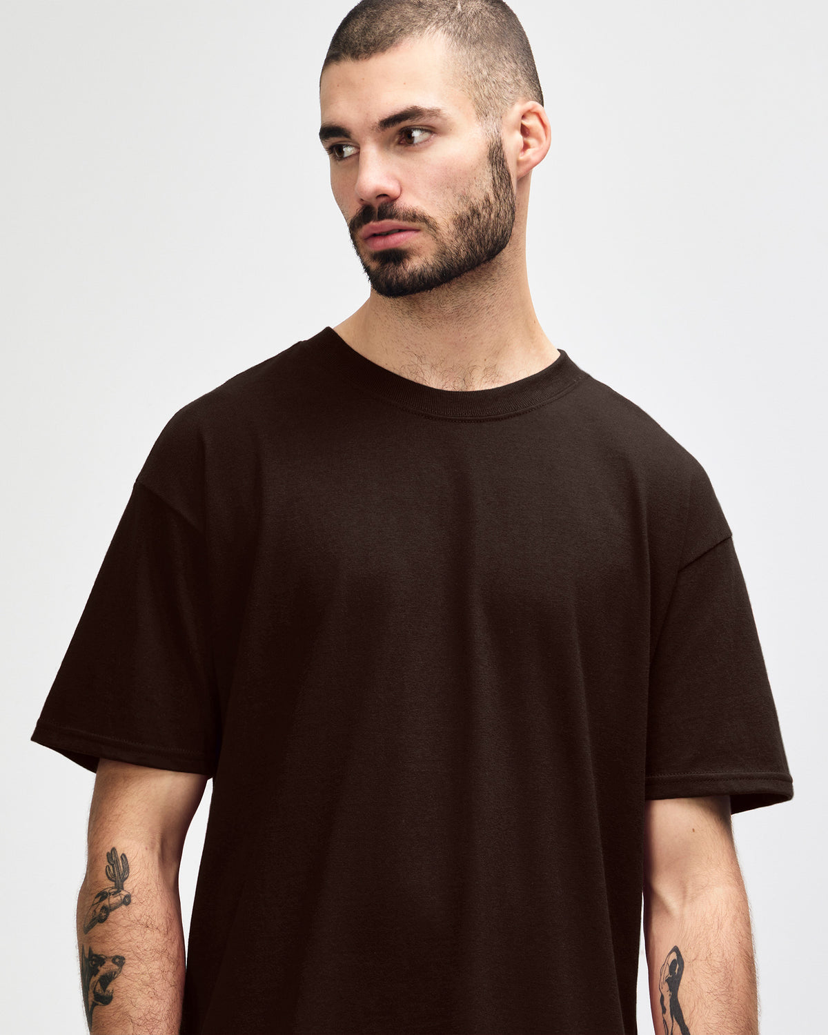 Gildan Hammer Maxweight Adult T-Shirt - Dark Chocolate