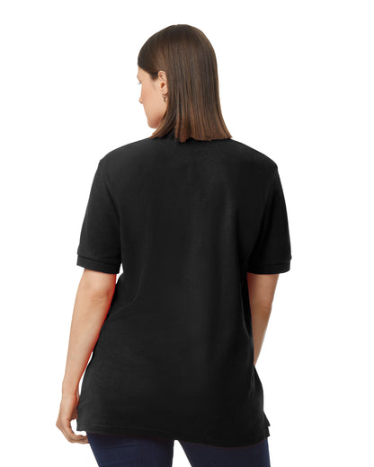 Gildan® Hammer® Adult Double Pique Polo - Black