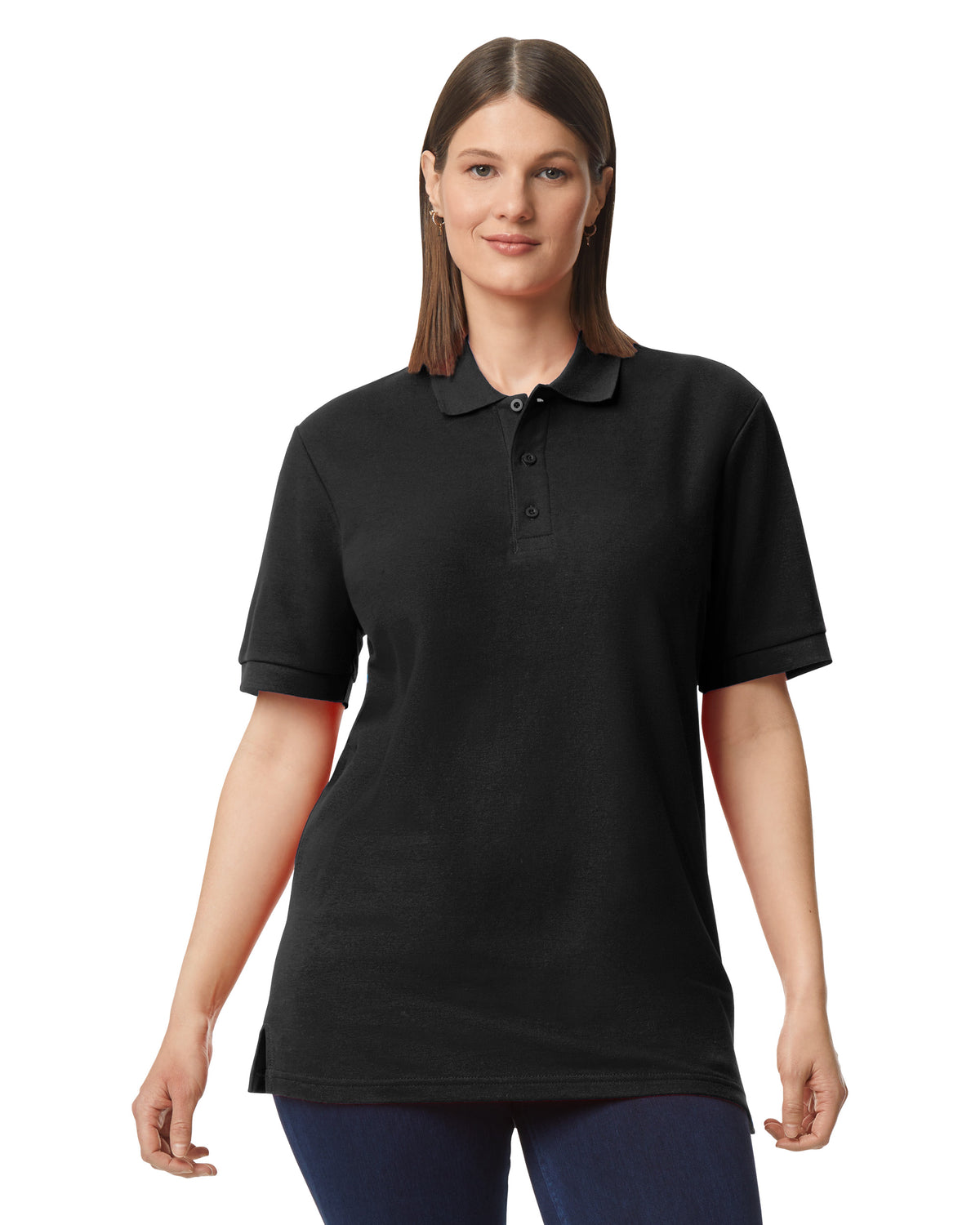 Gildan® Hammer® Adult Double Pique Polo - Black