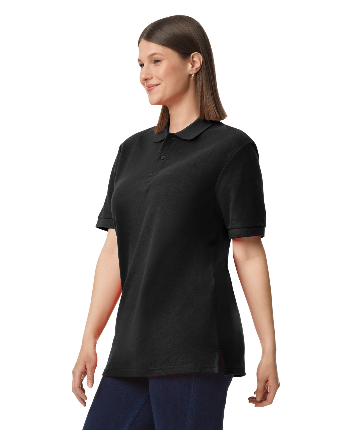 Gildan® Hammer® Adult Double Pique Polo - Black