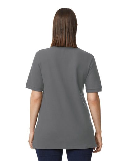 Gildan® Hammer® Adult Double Pique Polo - Charcoal