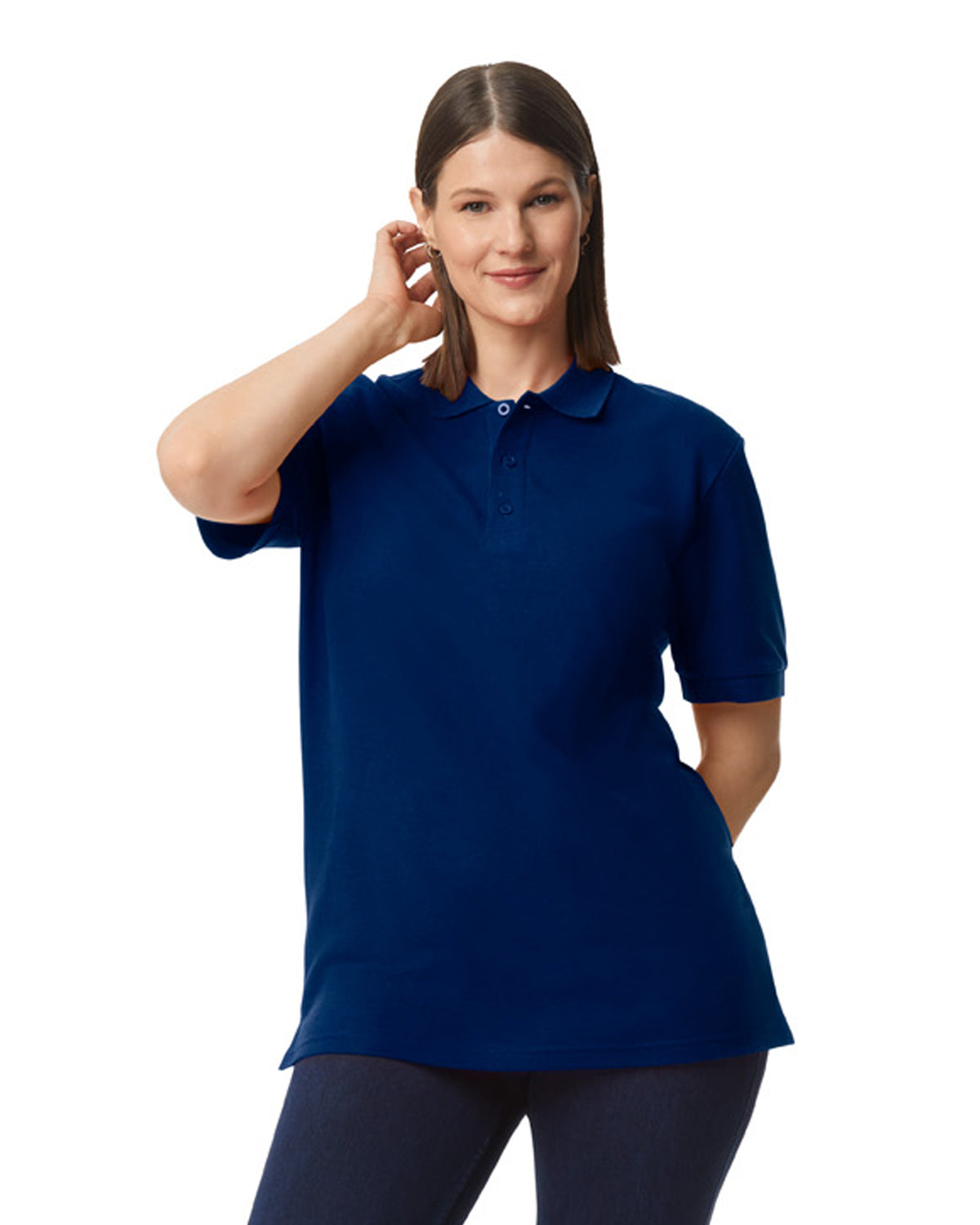 Gildan® Hammer® Adult Double Pique Polo - Navy
