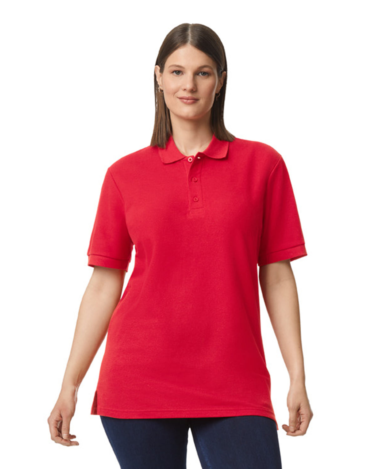 Gildan® Hammer® Adult Double Pique Polo - Red