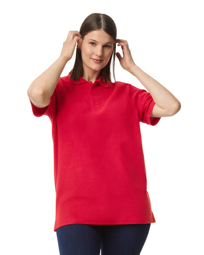 Gildan® Hammer® Adult Double Pique Polo - Red