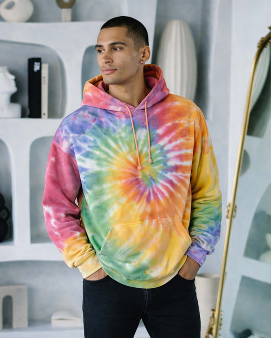 8777 Colortone® Spider Wash Pullover Hoodie - Eternity