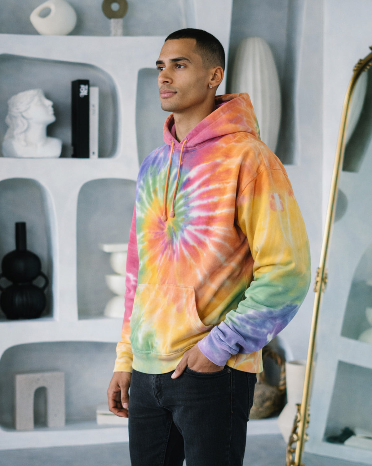 8777 Colortone® Spider Wash Pullover Hoodie - Eternity