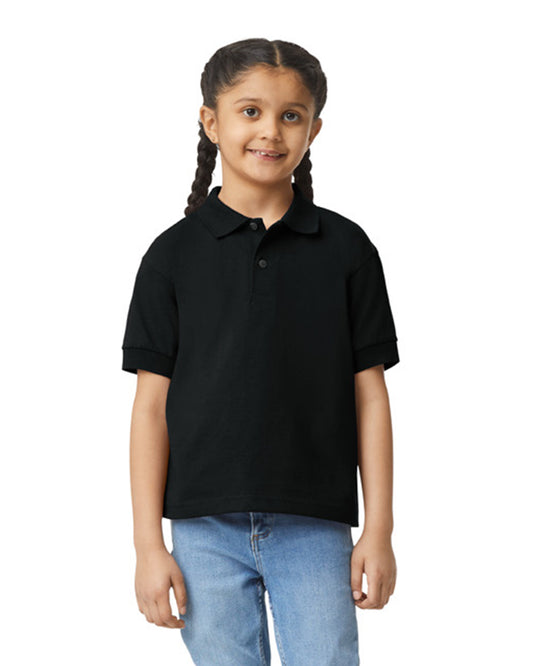 Gildan Dry Blend Youth Polo - Black