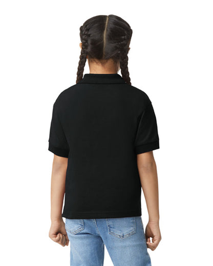 Gildan Dry Blend Youth Polo - Black