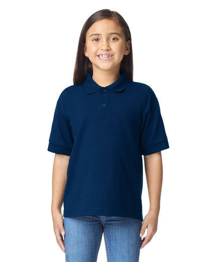 Gildan Dry Blend Youth Polo - Navy