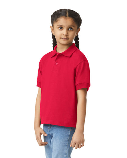Gildan Dry Blend Youth Polo - Red
