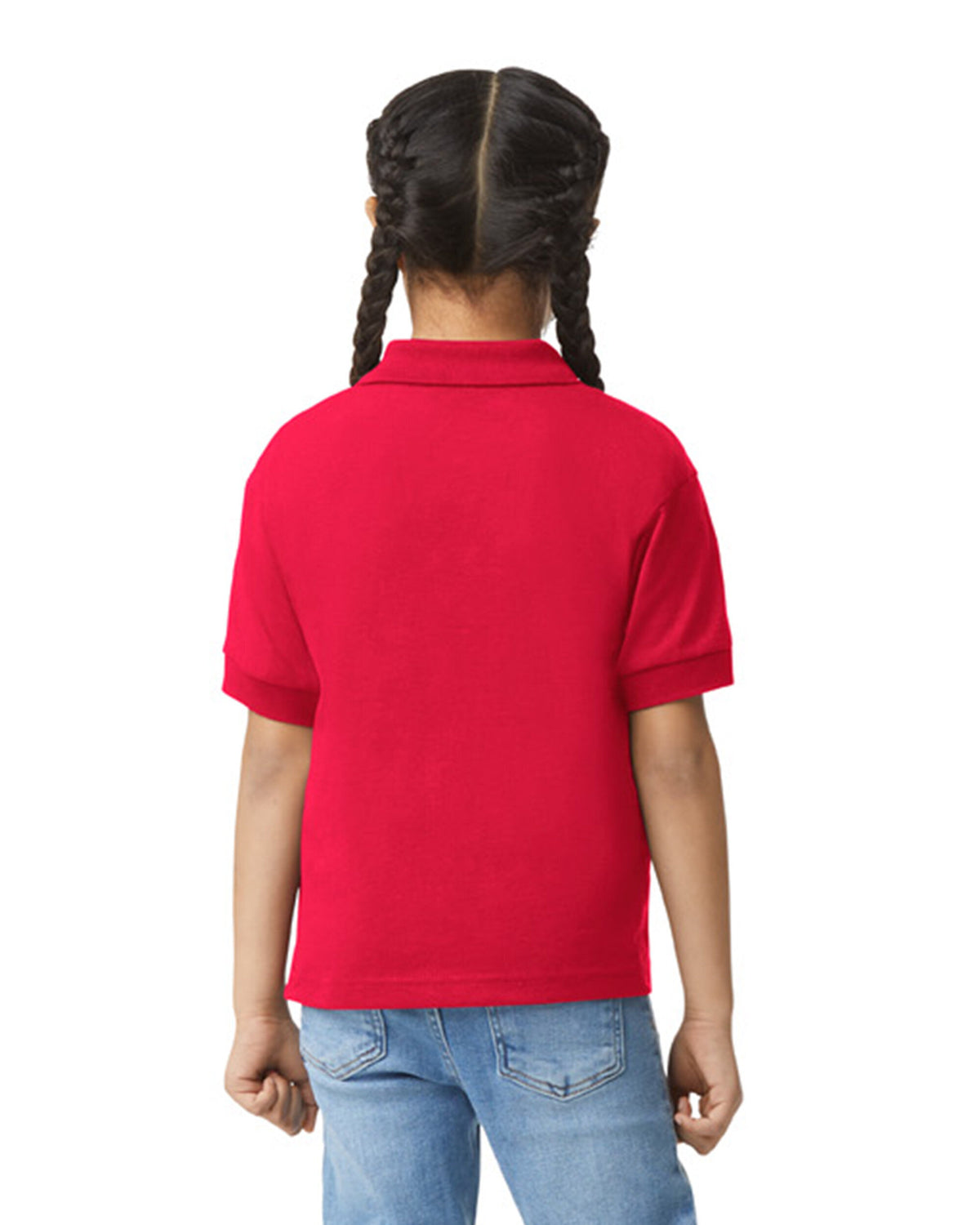 Gildan Dry Blend Youth Polo - Red