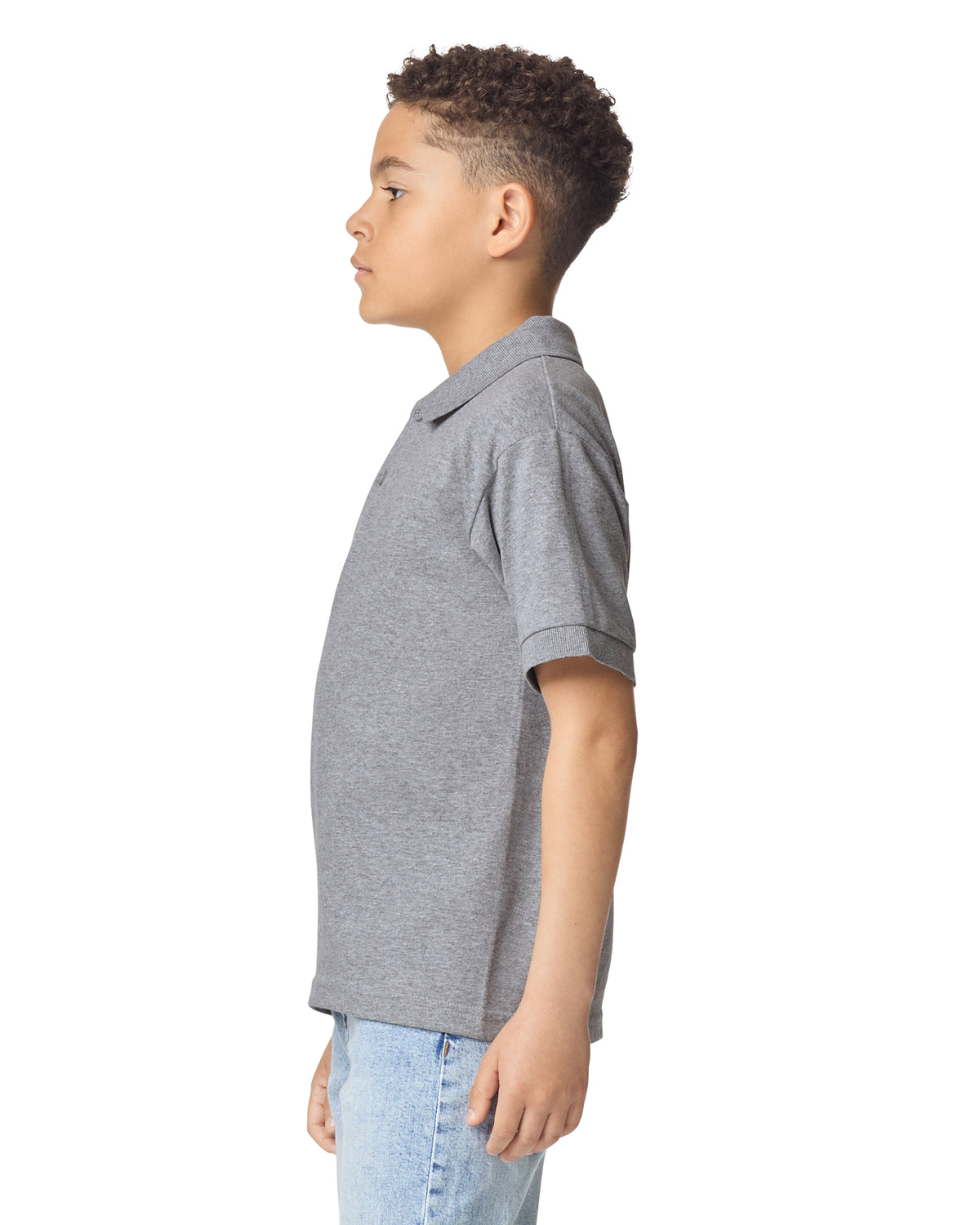 Gildan Dry Blend Youth Polo - Sport Grey