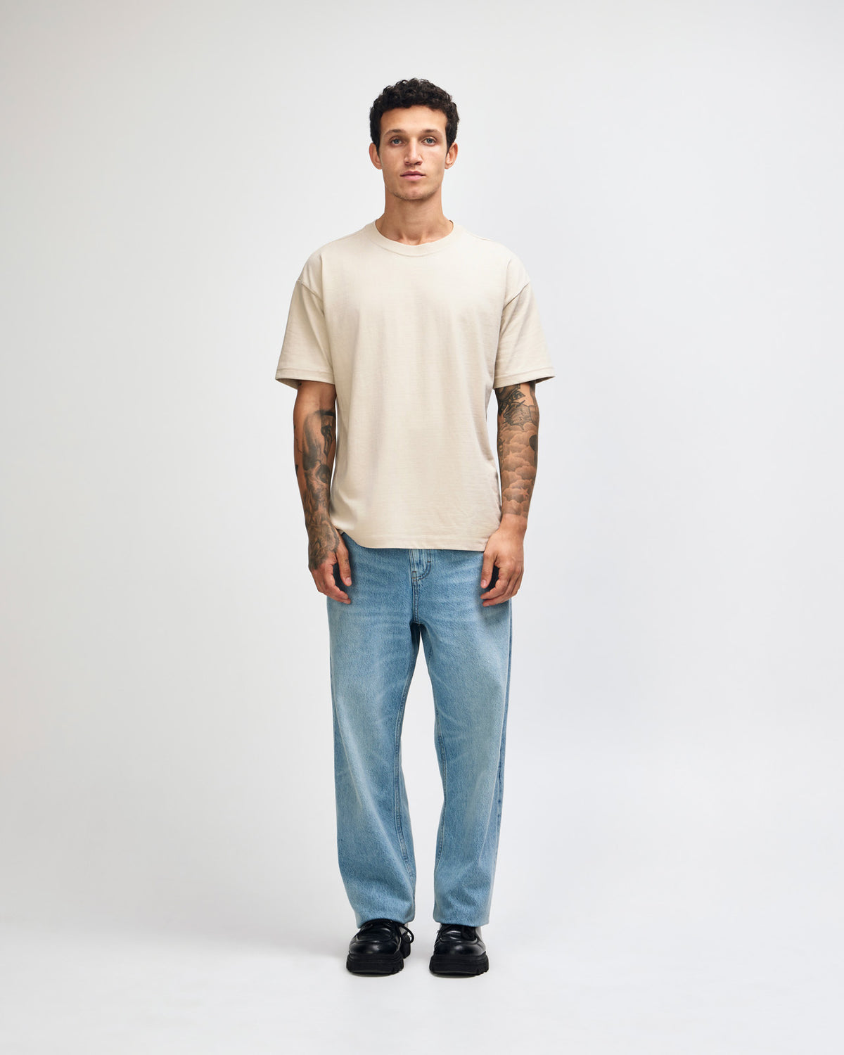 American Apparel Super Heavyweight Unisex T-Shirt - Bone