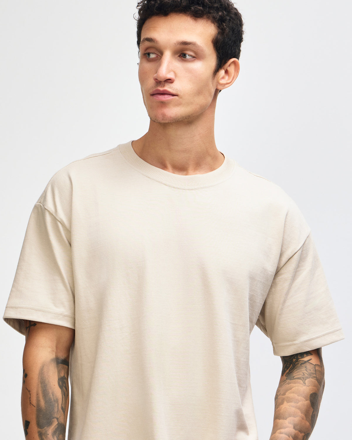 American Apparel Super Heavyweight Unisex T-Shirt - Bone