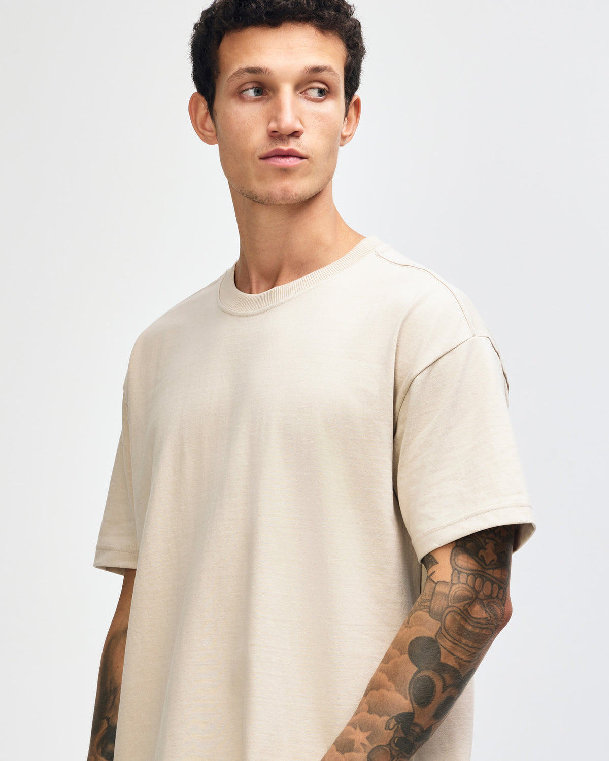 American Apparel Super Heavyweight Unisex T-Shirt - Bone