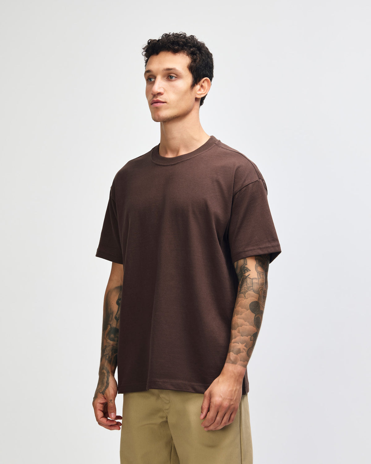 American Apparel Super Heavyweight Unisex T-Shirt - Brown