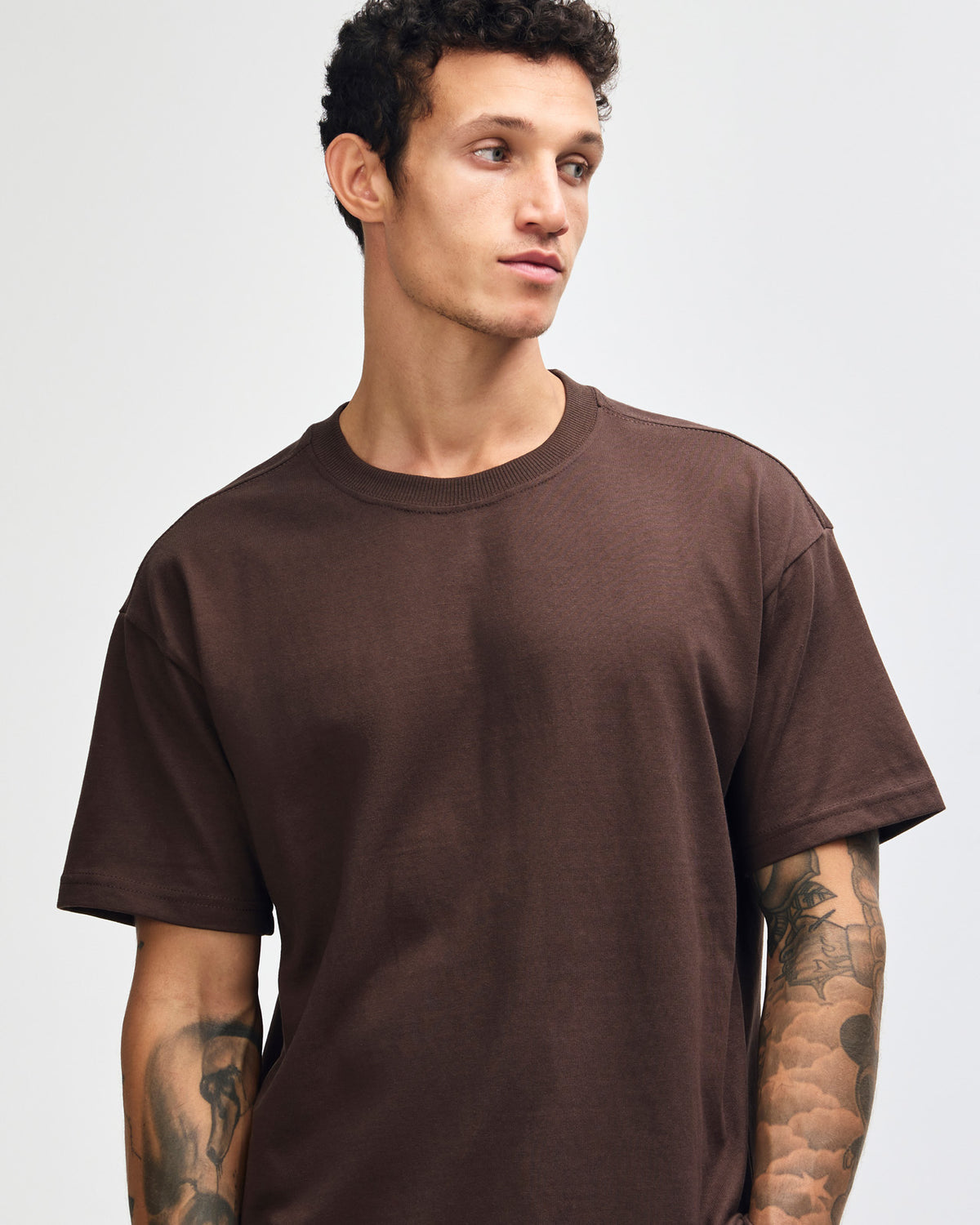 American Apparel Super Heavyweight Unisex T-Shirt - Brown