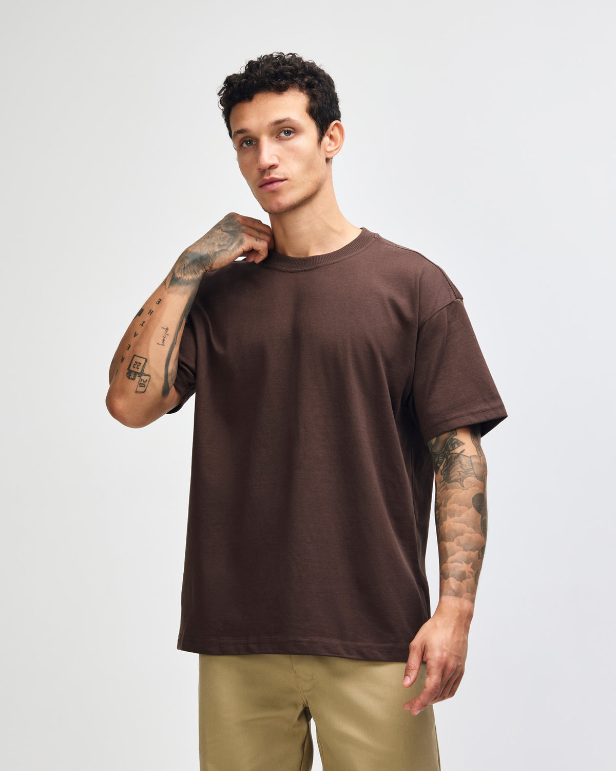 American Apparel Super Heavyweight Unisex T-Shirt - Brown