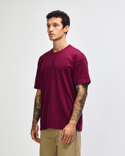 American Apparel Super Heavyweight Unisex T-Shirt - Burgundy