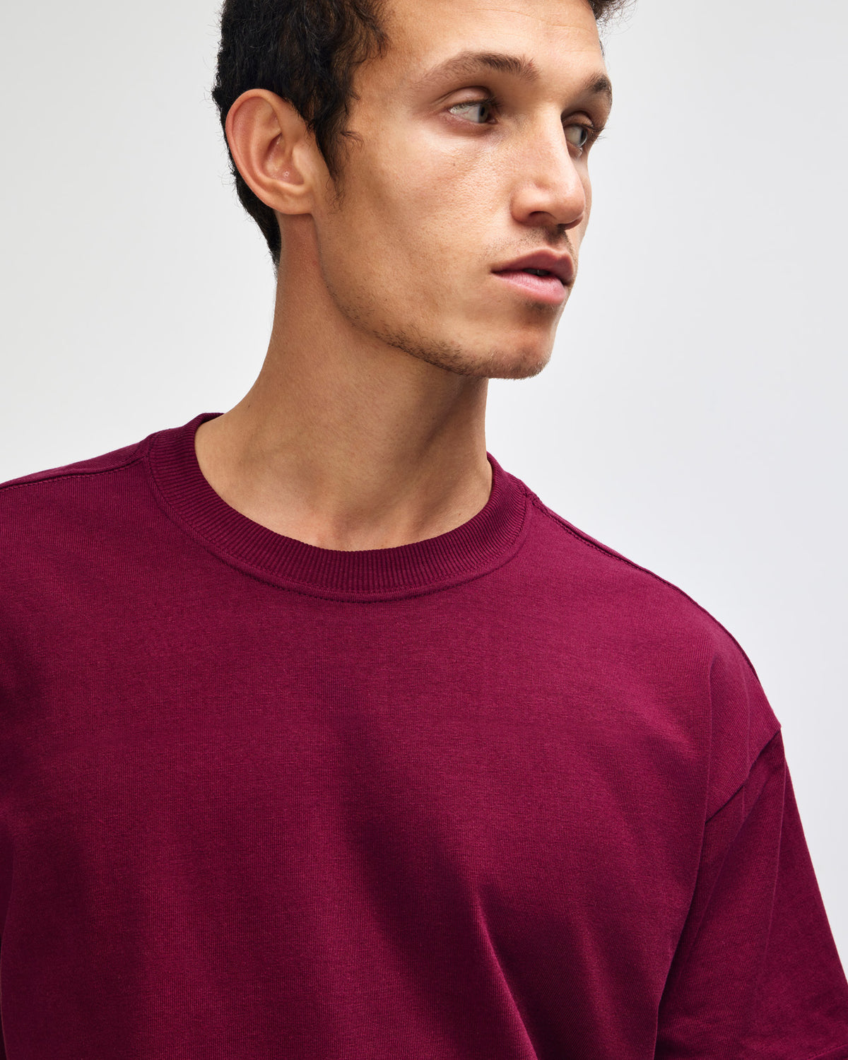 American Apparel Super Heavyweight Unisex T-Shirt - Burgundy
