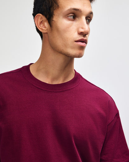 American Apparel Super Heavyweight Unisex T-Shirt - Burgundy
