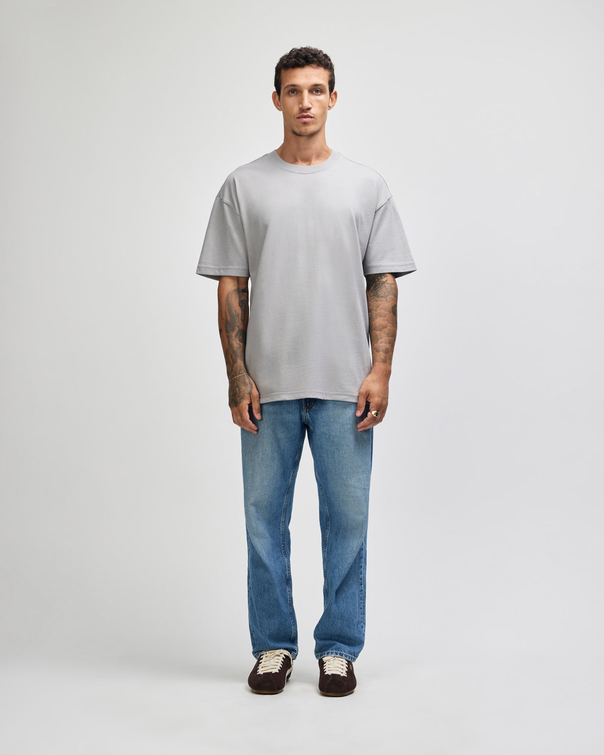 American Apparel Super Heavyweight Unisex T-Shirt - Gravel