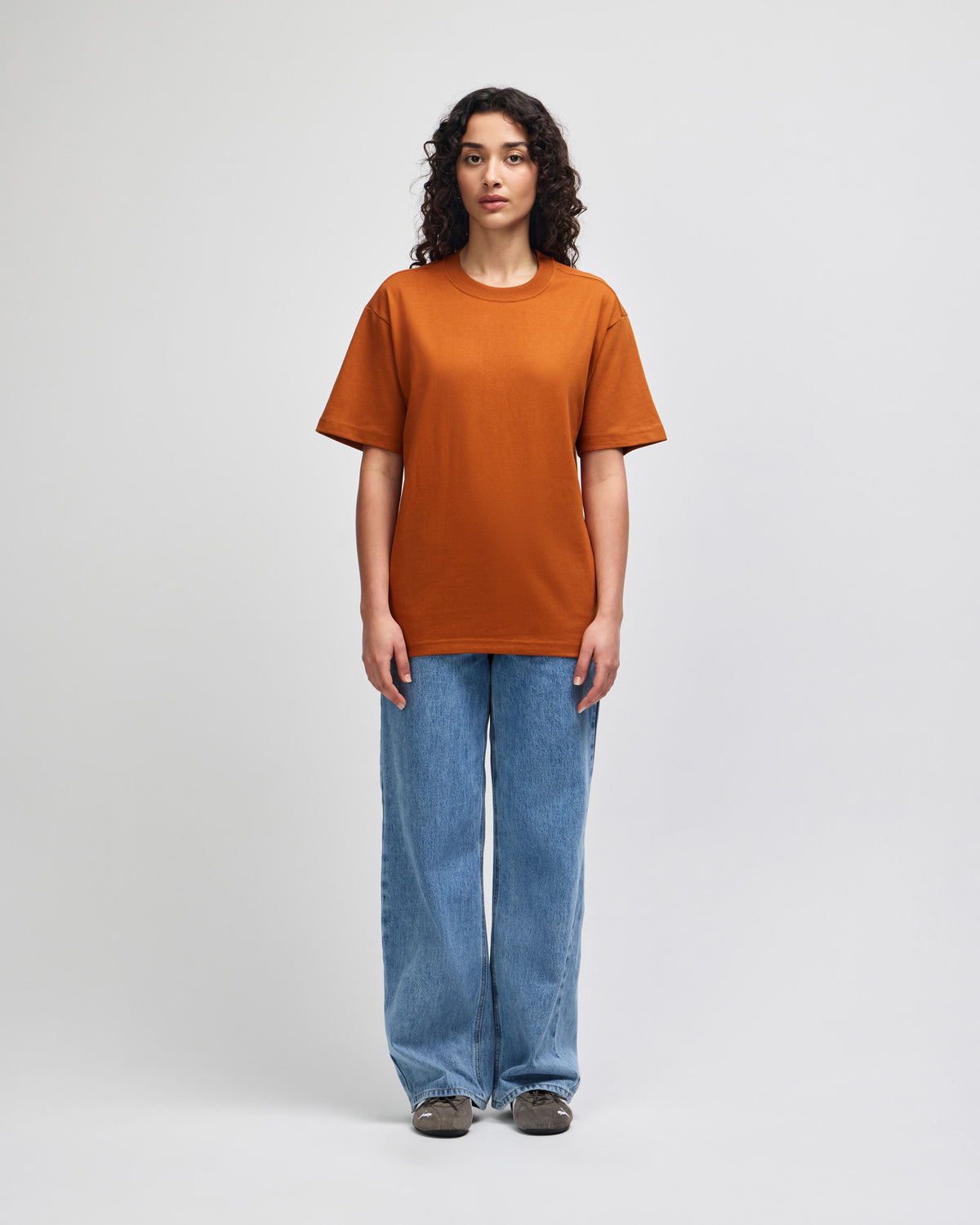 American Apparel Super Heavyweight Unisex T-Shirt - Rust
