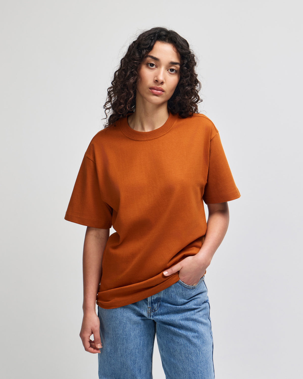 American Apparel Super Heavyweight Unisex T-Shirt - Rust