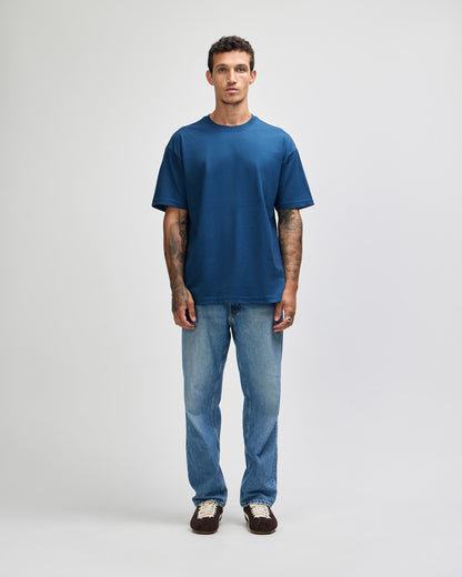 American Apparel Super Heavyweight Unisex T-Shirt - Sea Blue